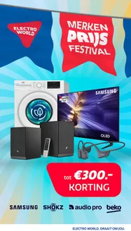 Catalogus van Electroworld in Hei- en Boeicop | Ontdek aantrekkelijke aanbiedingen | 2026-04-13T00:00:00.000Z - 2026-04-27T00:00:00.000Z