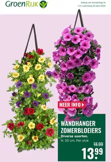 Catalogus van GroenRijk in Ederveen | Topdeals en kortingen | 2026-04-16T00:00:00.000Z - 2026-04-22T00:00:00.000Z