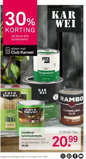 Catalogus van Karwei in Koningsbosch | Bekijk de nieuwe folder vol scherpe aanbiedingen | 2026-04-27T00:00:00.000Z - 2026-05-10T00:00:00.000Z