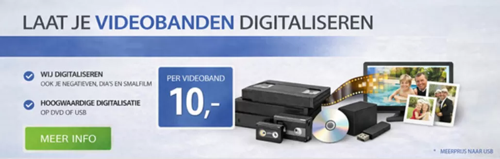 Catalogus van NEBO photo & electronics in Zutphen | Laat Je Videobanden Digitaliseren | 2026-04-28T00:00:00.000Z - 2026-05-05T00:00:00.000Z