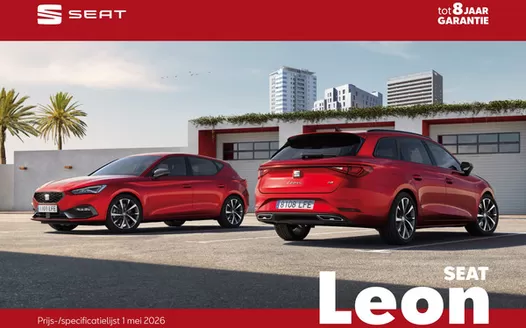 Catalogus van SEAT in Roodeschool | Prijslijst SEAT Leon Sportstourer | 2026-05-01T00:00:00.000Z - 2026-05-15T00:00:00.000Z