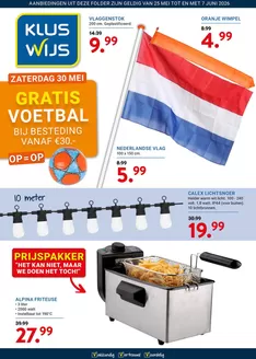 Catalogus van Kluswijs in Gapinge | Aanbiedingen voor koopjesjagers | 2026-05-25T00:00:00.000Z - 2026-06-07T00:00:00.000Z