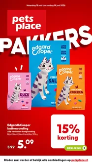 Catalogus van Pets Place in Sneek | Pets Place folder | 2026-05-18T00:00:00.000Z - 2026-06-14T00:00:00.000Z