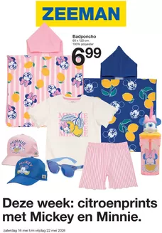 Catalogus van Zeeman in Doetinchem | Deze week: citroenprints met Mickey en Minnie. | 2026-05-16T00:00:00.000Z - 2026-05-22T00:00:00.000Z
