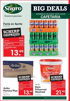 Catalogus van Sligro in Nieuw-Vennep | Big deals cafetaria 07 2026 | 2026-05-21T00:00:00.000Z - 2026-06-08T00:00:00.000Z