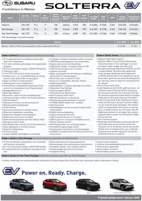Catalogus van Subaru in Amersfoort | Subaru Solterra | 2025-03-25T00:00:00.000Z - 2026-03-25T00:00:00.000Z