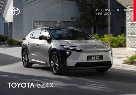 Catalogus van Toyota in Handel | Bz4x brochure | 2026-06-04T00:00:00.000Z - 2026-06-18T00:00:00.000Z