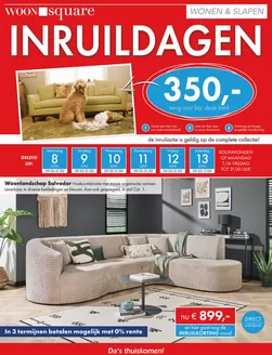 Catalogus van Slaapsquare | Inruildagen | 2026-06-08T00:00:00.000Z - 2026-06-13T00:00:00.000Z