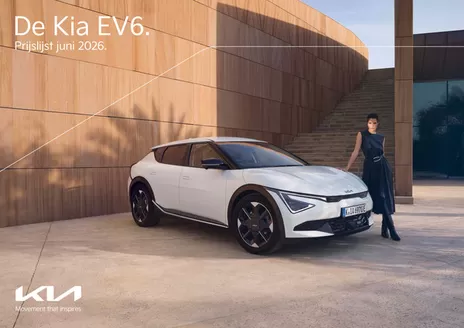 Catalogus van Kia in Maastricht-Airport | Kia Netherlands EV6 prijslijst | 2026-06-01T00:00:00.000Z - 2026-06-30T00:00:00.000Z