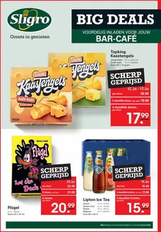 Catalogus van Sligro | Big deals bar cafe 08 2026 | 2026-06-11T00:00:00.000Z - 2026-06-29T00:00:00.000Z