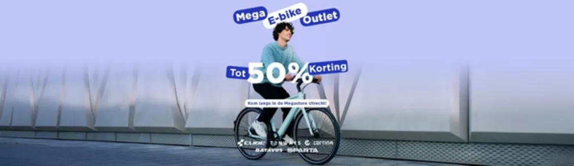 Catalogus van Fietsenwinkel | Mega E-bike Outlet | 2026-06-18T00:00:00.000Z - 2026-06-21T00:00:00.000Z