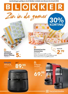 Catalogus van Blokker | Blokker - Blokker week 26 2026 | 2026-06-22T00:00:00.000Z - 2026-07-12T00:00:00.000Z
