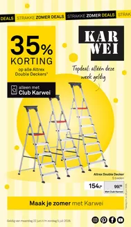 Catalogus van Karwei | Bekijk de nieuwe folder vol scherpe aanbiedingen | 2026-06-22T00:00:00.000Z - 2026-07-05T00:00:00.000Z