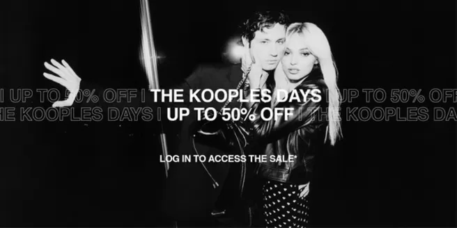 Catalogus van The Kooples | The Kooples Days | 2026-06-23T00:00:00.000Z - 2026-07-07T00:00:00.000Z