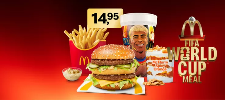 Catalogus van McDonald's in Hoorn | Fifa World Cup Meal | 2026-06-26T00:00:00.000Z - 2026-07-10T00:00:00.000Z