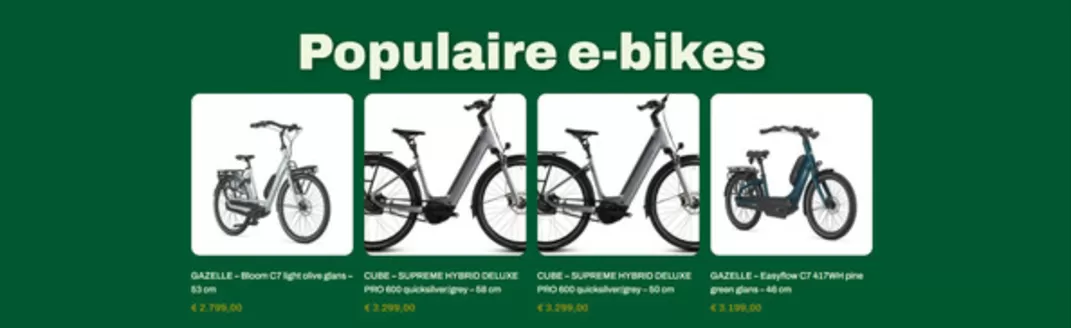 Catalogus van Fietsenwarenhuis | Populaire e-bikes | 2026-07-01T00:00:00.000Z - 2026-07-15T00:00:00.000Z