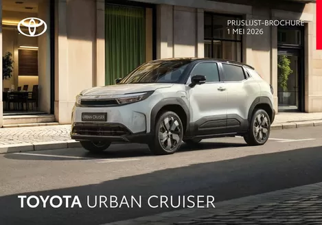 Catalogus van Toyota | Urban cruiser brochure | 2026-07-01T00:00:00.000Z - 2026-07-15T00:00:00.000Z