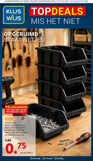 Catalogus van Kluswijs | Exclusieve deals voor onze klanten | 2026-08-03T00:00:00.000Z - 2026-08-16T00:00:00.000Z
