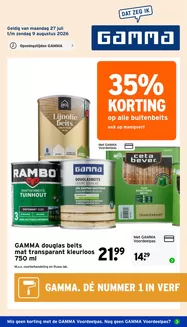 Catalogus van Gamma | Topaanbiedingen voor alle koopjesjagers | 2026-07-27T00:00:00.000Z - 2026-08-09T00:00:00.000Z