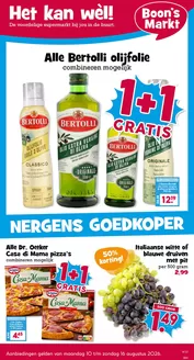 Catalogus van Boon's Markt in Den Haag | Geweldige kortingen op geselecteerde producten | 2026-08-10T00:00:00.000Z - 2026-08-16T00:00:00.000Z