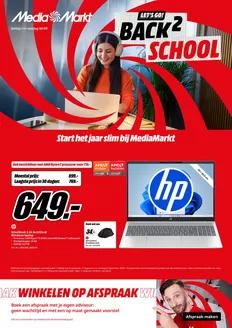 Catalogus van Media Markt | Geweldige kortingen op geselecteerde producten | 2026-08-17T00:00:00.000Z - 2026-09-06T00:00:00.000Z