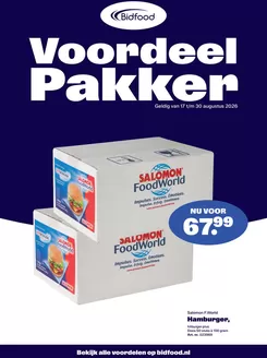 Catalogus van Bidfood in Winsum (Friesland) | Actiepakker Fastservice | 2026-08-17T00:00:00.000Z - 2026-08-30T00:00:00.000Z