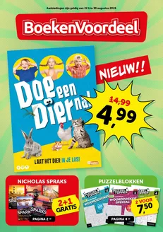 Catalogus van Boekenvoordeel | Ontdek aantrekkelijke aanbiedingen | 2026-08-22T00:00:00.000Z - 2026-08-30T00:00:00.000Z