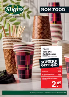 Catalogus van Sligro in Warten | Non food 12 2026 | 2026-09-03T00:00:00.000Z - 2026-09-21T00:00:00.000Z