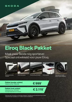 Catalogus van Škoda in Zwolle | Elroq Black Pakket per 1 juni 2026 | 2026-09-02T00:00:00.000Z - 2026-09-16T00:00:00.000Z
