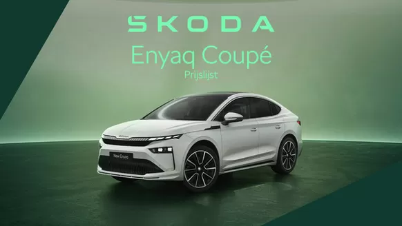 Catalogus van Škoda in Zwolle | Enyaq Coupé Prijslijst per 20 april 2026 | 2026-09-02T00:00:00.000Z - 2026-09-16T00:00:00.000Z