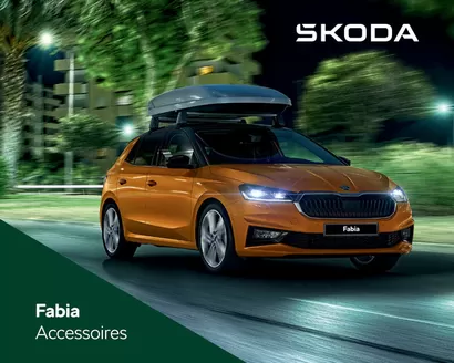 Catalogus van Škoda in Zwolle | Fabia Accessoires brochure | 2026-09-02T00:00:00.000Z - 2026-09-16T00:00:00.000Z