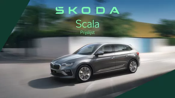 Catalogus van Škoda in Rottevalle | Scala Prijslijst per 10 april 2026 | 2026-09-02T00:00:00.000Z - 2026-09-16T00:00:00.000Z