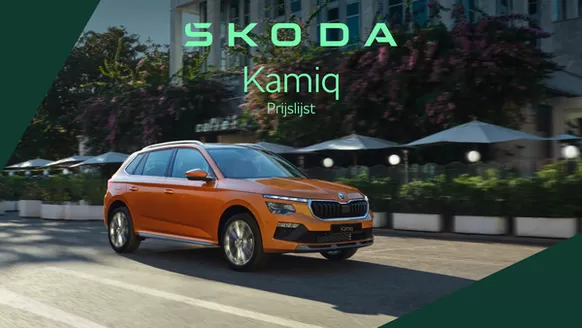 Catalogus van Škoda in Rottevalle | Kamiq Prijslijst per 2 maart 2026 | 2026-09-02T00:00:00.000Z - 2026-09-16T00:00:00.000Z