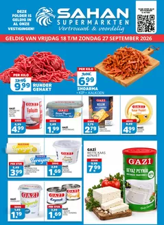 Catalogus van Sahan Supermarkten in Beneden-Leeuwen | Grote selectie aanbiedingen | 2026-09-18T00:00:00.000Z - 2026-09-27T00:00:00.000Z