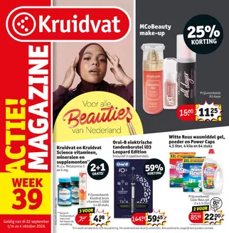 Catalogus van Kruidvat in Muntendam | Kruidvat folder | 2026-09-21T00:00:00.000Z - 2026-10-04T00:00:00.000Z