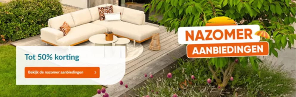 Catalogus van Van der Garde tuinmeubelen in Sittard | Nazomer Aanbiedingen | 2026-09-23T00:00:00.000Z - 2026-10-07T00:00:00.000Z