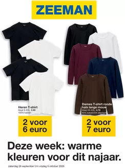 Zeeman folder | Zeeman Week 40-41 zaterdag 26 september tm vrijdag 9 oktober 2026. | 2026-09-26T00:00:00.000Z - 2026-10-09T00:00:00.000Z