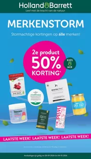 Catalogus van Holland & Barrett in Meppel | Holland Barrett folder | 2026-09-28T00:00:00.000Z - 2026-10-04T00:00:00.000Z