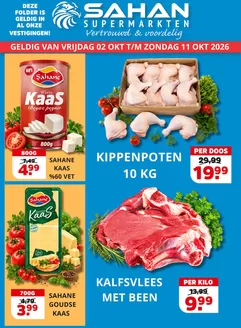 Catalogus van Sahan Supermarkten | FOLDER 2 OKT TM 11 OKT | 2026-10-02T00:00:00.000Z - 2026-10-11T00:00:00.000Z