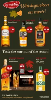 Catalogus van Úw topSlijter | Whiskyweken en meer! | 2026-10-09T00:00:00.000Z - 2026-10-27T00:00:00.000Z