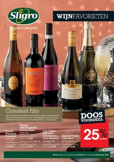 Catalogus van Sligro | Wijnspecial 14 2026 | 2026-10-15T00:00:00.000Z - 2026-10-26T00:00:00.000Z