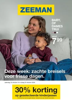 Catalogus van Zeeman | Zeeman Week 42-43 zaterdag 10 oktober tm vrijdag 23 oktober 2026. | 2026-10-10T00:00:00.000Z - 2026-10-23T00:00:00.000Z