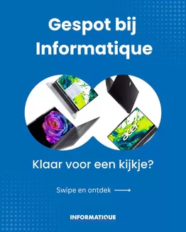 Catalogus van Informatique in Hazerswoude Dorp | Gespot bij informatique | 2026-10-14T00:00:00.000Z - 2026-10-28T00:00:00.000Z
