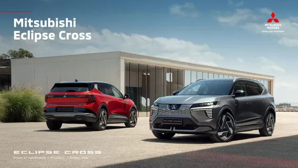 Catalogus van Mitsubishi | Mitsubishi Eclipse Cross | 2026-10-16T00:00:00.000Z - 2026-10-30T00:00:00.000Z