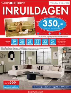 Catalogus van Slaapsquare | Inruildagen | 2026-10-19T00:00:00.000Z - 2026-10-24T00:00:00.000Z
