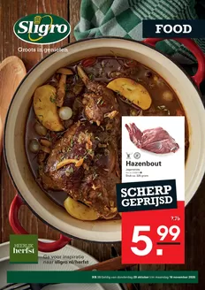 Catalogus van Sligro in Lepelstraat | Foodvers 15 2026 | 2026-10-29T00:00:00.000Z - 2026-11-16T00:00:00.000Z