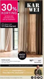 Catalogus van Karwei | Geweldige kortingen op geselecteerde producten | 2026-10-12T00:00:00.000Z - 2026-10-25T00:00:00.000Z