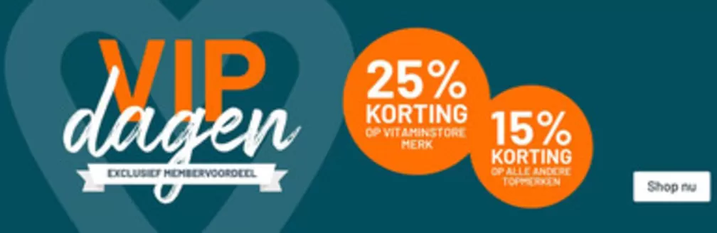 Catalogus van Vitaminstore in Tiel | Vip Dagen | 2026-10-30T00:00:00.000Z - 2026-11-13T00:00:00.000Z