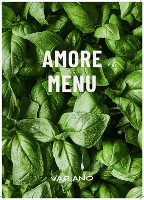 Catalogus van Vapiano in Almere | Amore Menu | 2025-09-16T00:00:00.000Z - 2025-12-31T00:00:00.000Z