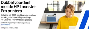 Dubbel voordeel met de HP LaserJet Pro printers